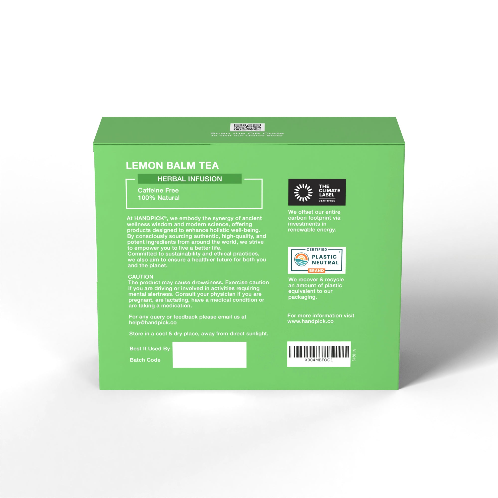 Lemon Balm Tea Herbal Infusion