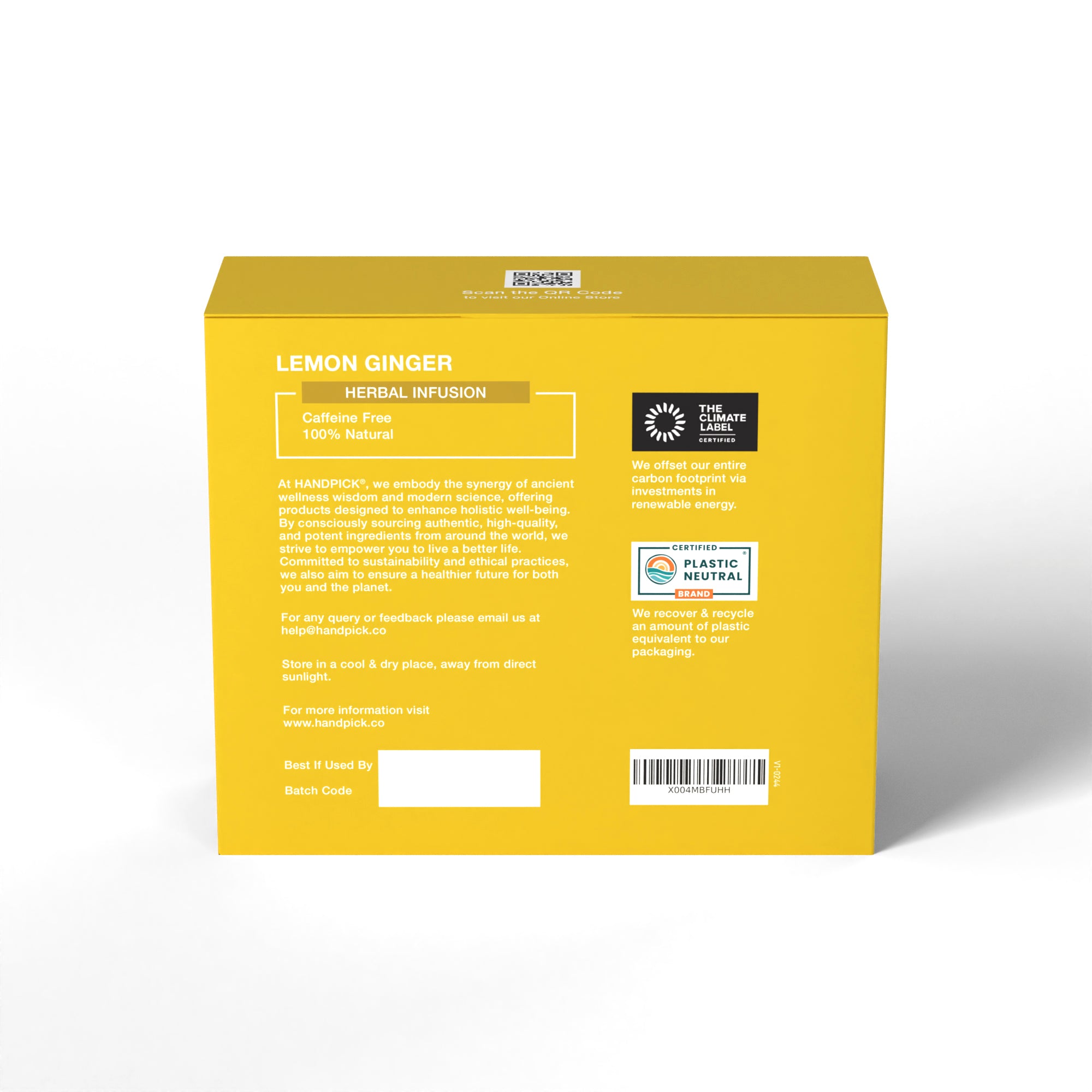 Lemon Ginger Herbal Infusion