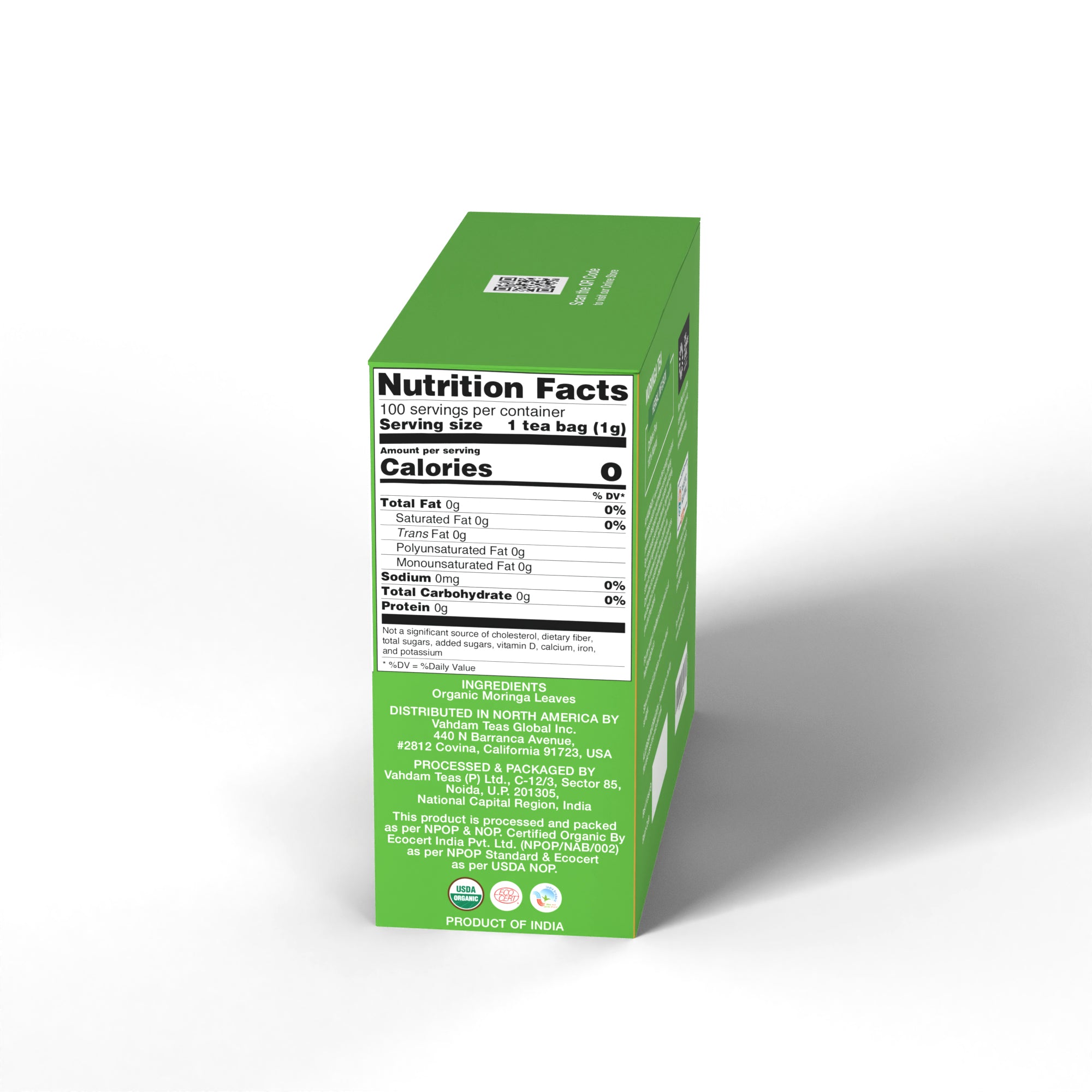 Certified Organic Moringa Tea Herbal Infusion