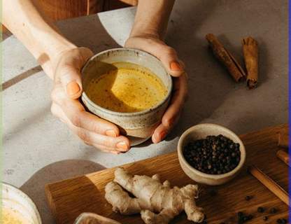 Golden Morning: Turmeric Latte for a Strong Start