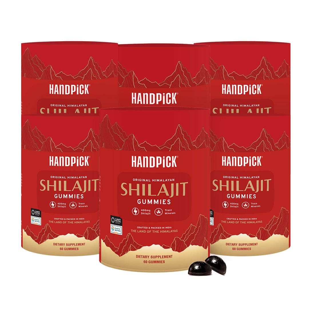 HANDPICK Original Himalayan Shilajit 60 Gummies - Pack of 3