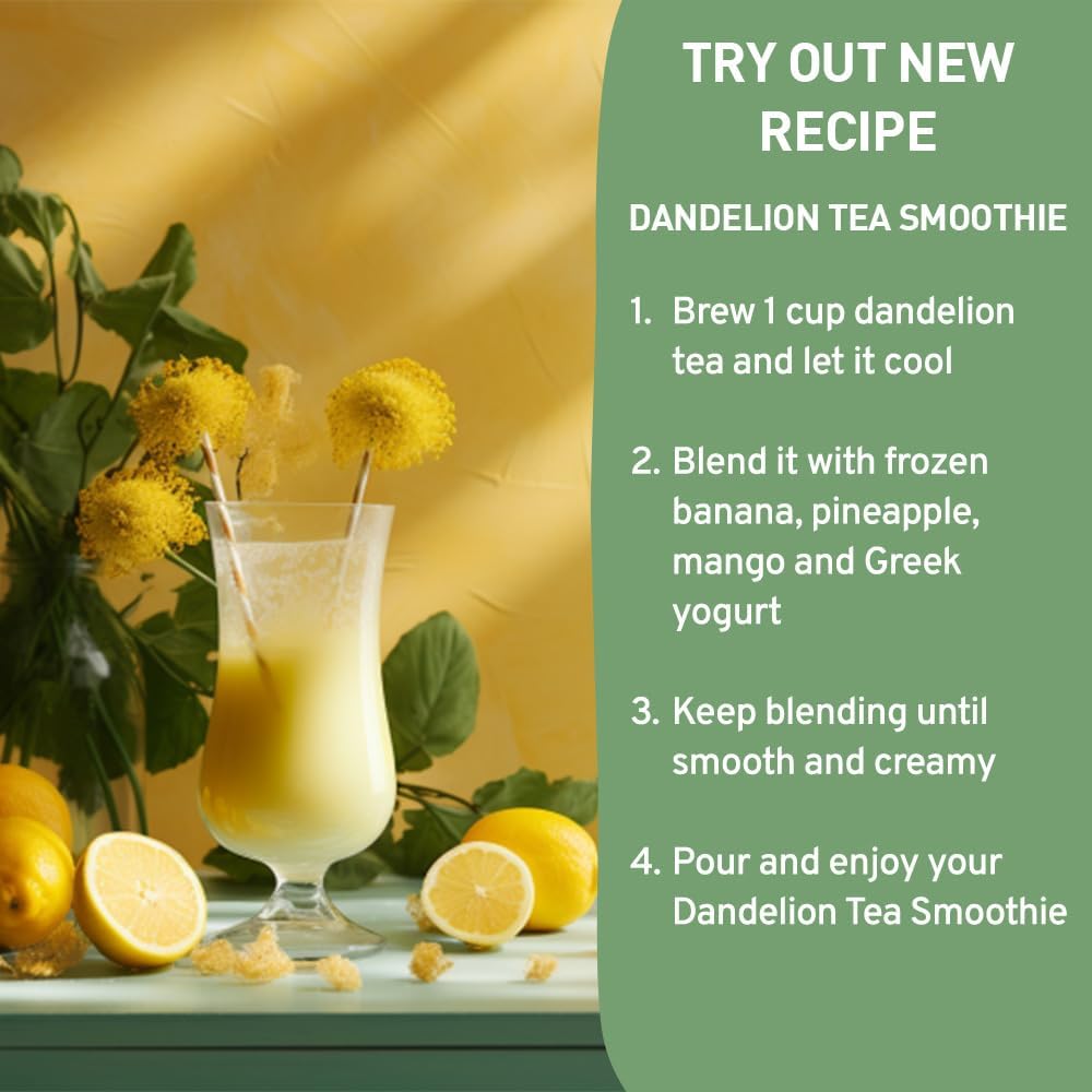 Dandelion Herbal Tea Bags (100 Count)