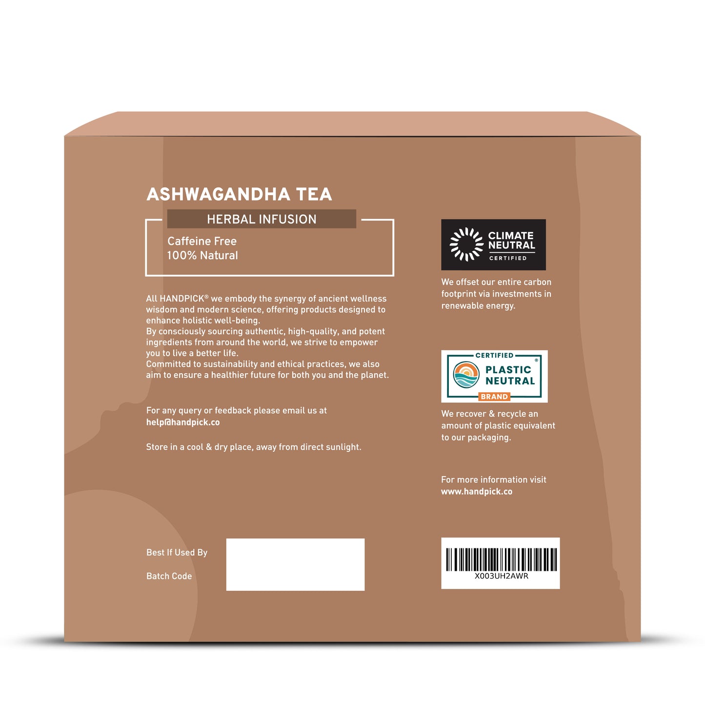 Ashwagandha Herbal Tea Bags (100 Count)