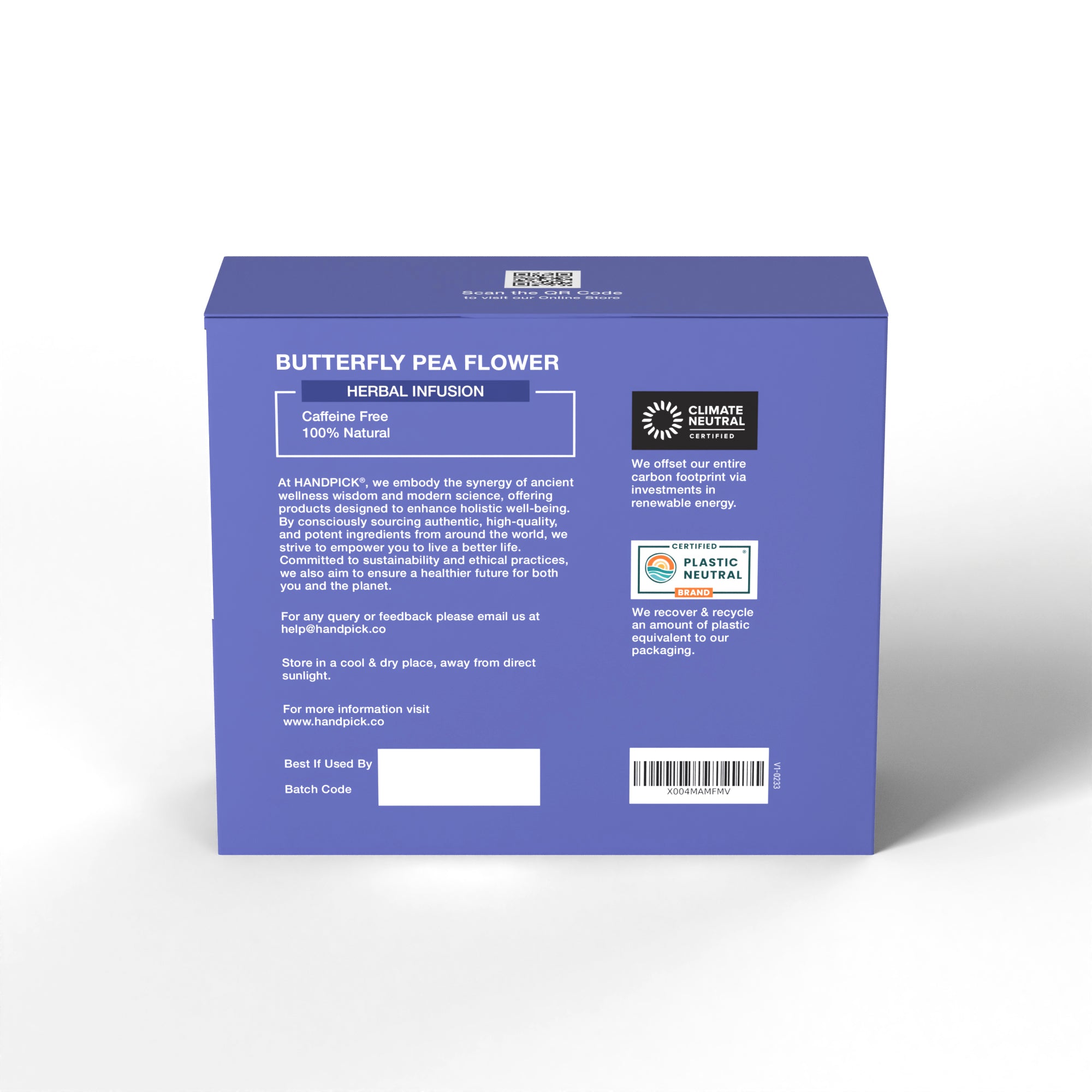 Butterfly Pea Flower Herbal Infusion