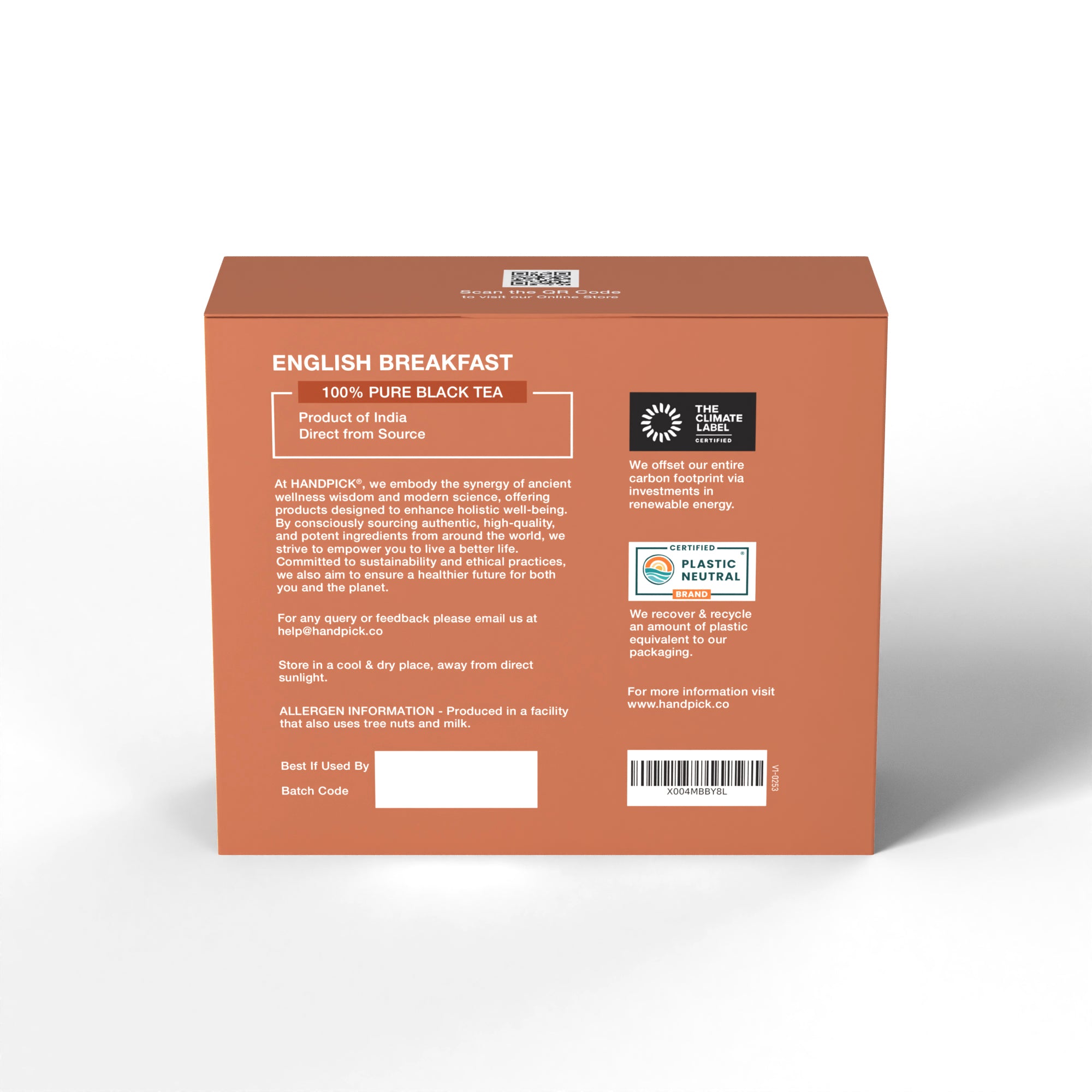 Certified Organic English Breakfast Black Tea