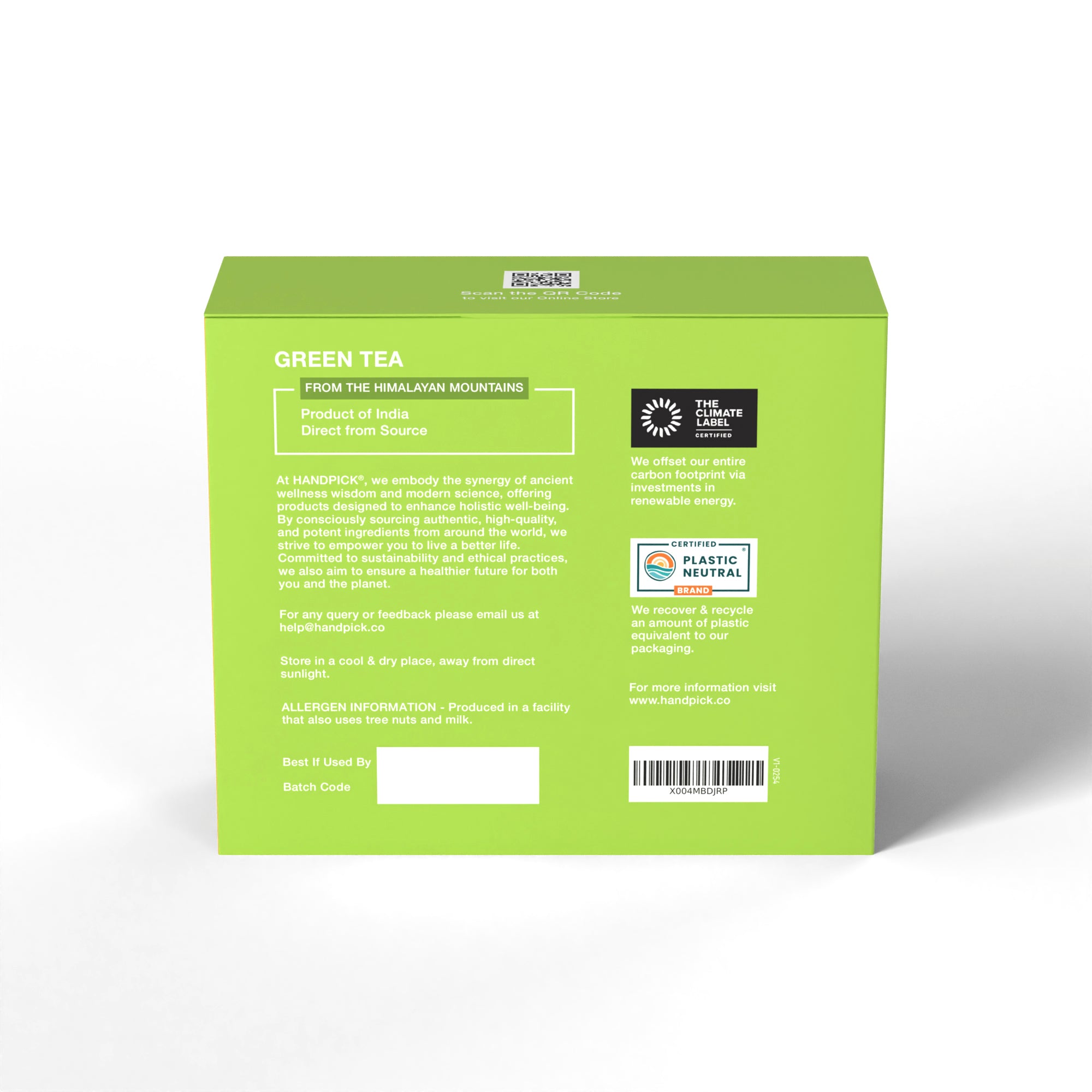 Certified Organic Green Tea