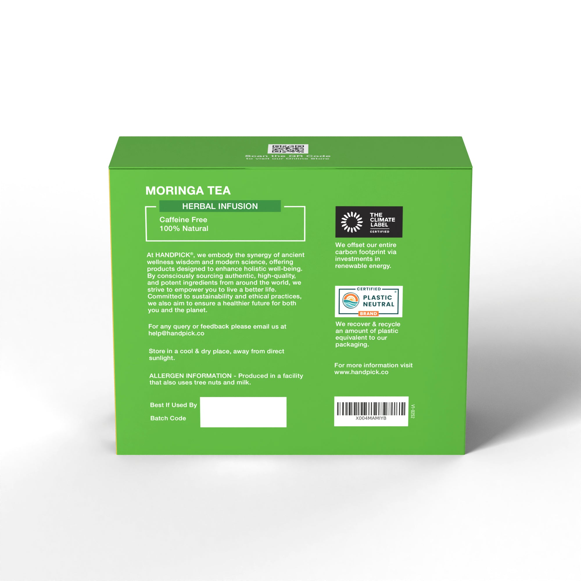 Certified Organic Moringa Tea Herbal Infusion