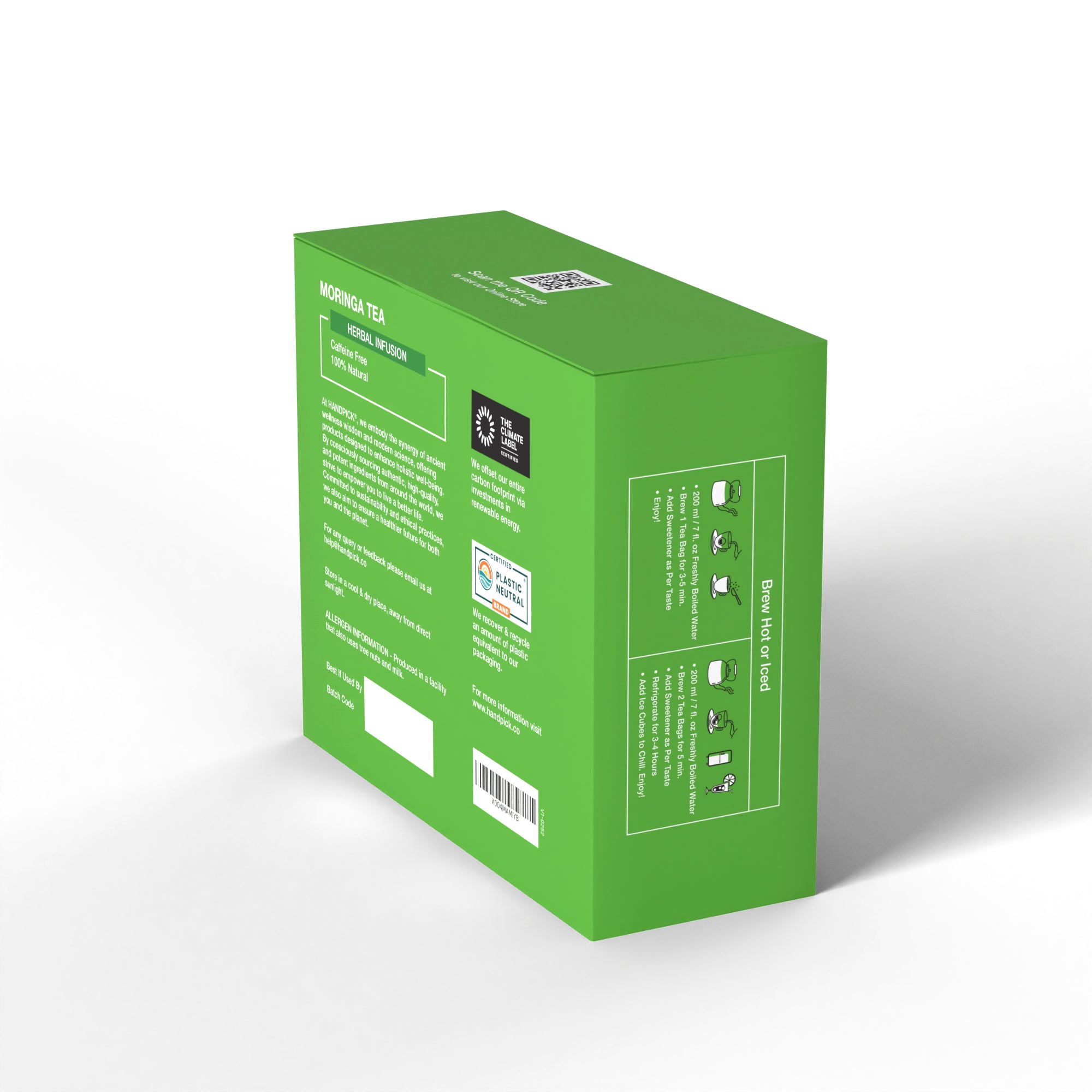 Certified Organic Moringa Tea Herbal Infusion