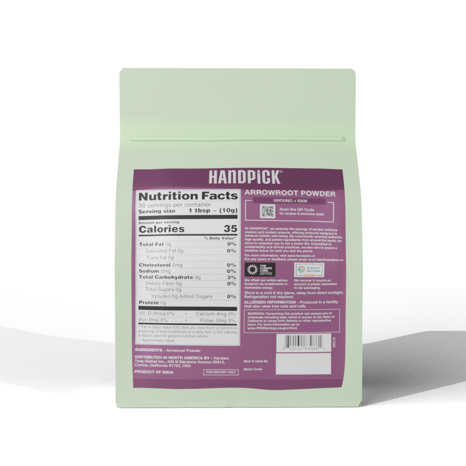 Arrowroot Powder